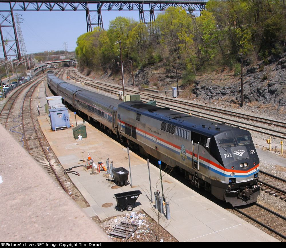 AMTK 703 heads train 238.